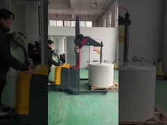 Automatic Electric Battery Powered Roll Paper Plastic Film Roll Lifter Mudah dioperasikan Roll Paper Fo