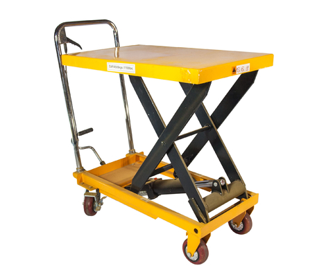 PT500A Electric Mold Platform Handcart Mobile Manual Lifting Platform Car Pedal Hydraulic Platform Car
