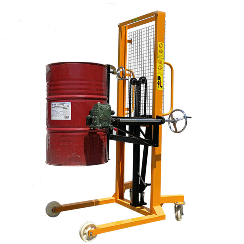 Manual 1.5kwh 400KG Hydraulic Forklift Drum Tilter Equipment
