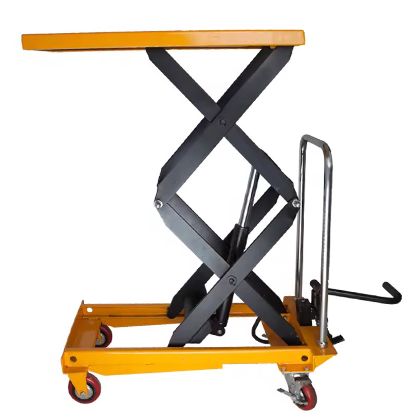 PT500A Electric Mold Platform Handcart Mobile Manual Lifting Platform Car Pedal Hydraulic Platform Car