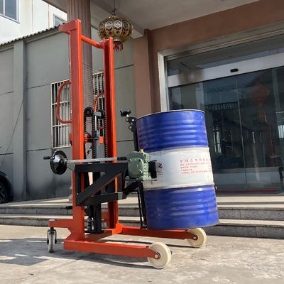 Hand Drum Stacker yang nyaman untuk penanganan bahan yang mudah di gudang Panjang keseluruhan 1700mm Tinggi keseluruhan 2150mm