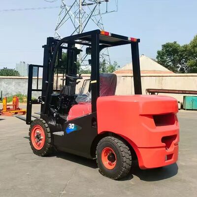 Heavy-Duty Diesel Forklift 3-5 Ton-Smooth Shifting Automatic Transmission, Three-Stage Mast untuk penggunaan dalam ruangan & luar ruangan