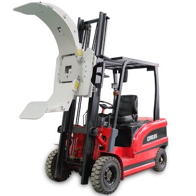 Forklift Elektrik Dilengkapi dengan Penjepit Hidrolik – Operasi Senyap, Perawatan Rendah, Ideal untuk Gudang, Logistik & Daur Ulang