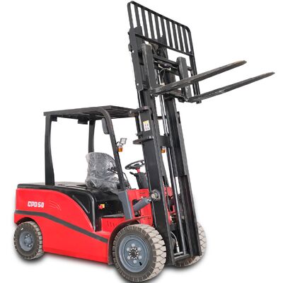 Forklift Elektrik Empat Roda 5000kg Umur Baterai Panjang Penjualan Langsung Pabrik Truk Pengangkat Tugas Berat Penanganan Material Gudang