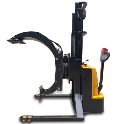 Heavy-Duty High-Performance Walkie Clamp Stacker-0.5T / 1T Kapasitas Pemuatan, Pedestrian Electric Clamp Stacker untuk Gudang